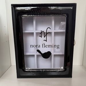 Brand New in Box - Nora Fleming Charm Storage Case - Glossy Black Display Case